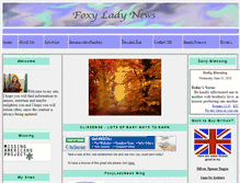 Tablet Screenshot of foxyladynews.co.uk